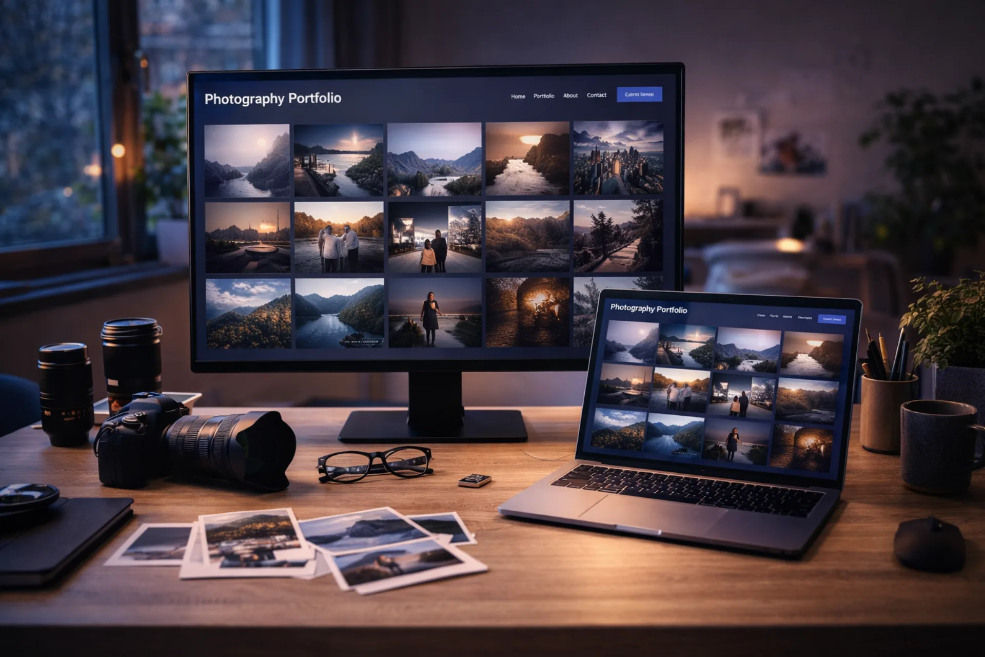 Un site portfolio qui met en valeur votre photographie